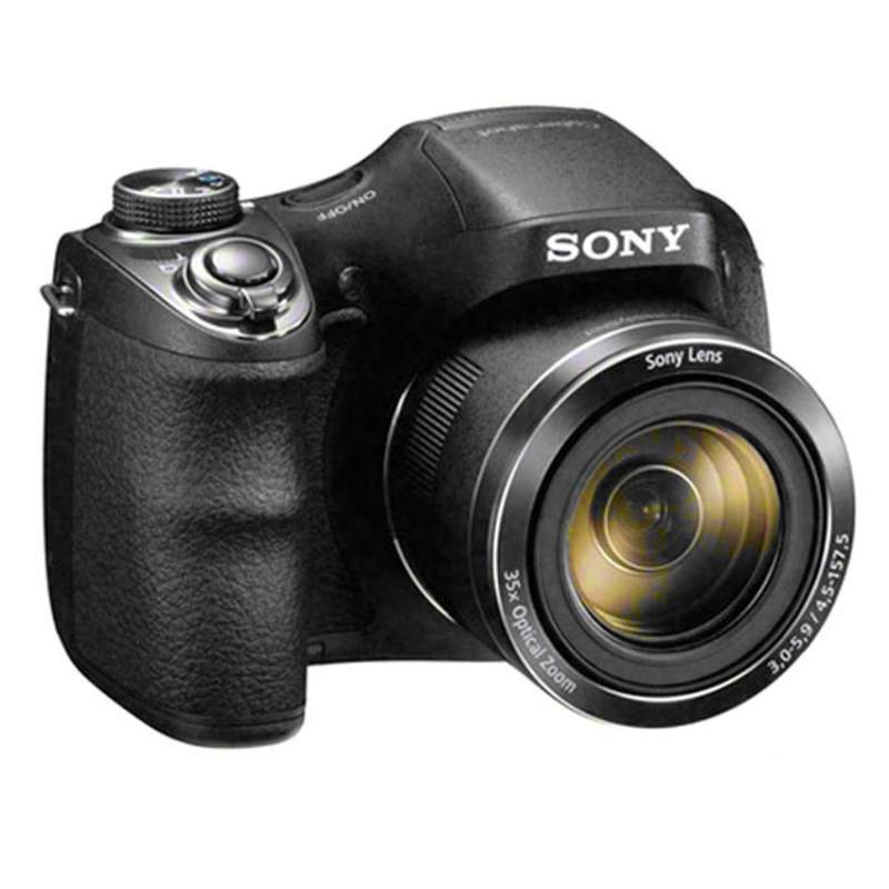 Máy ảnh KTS Sony Cyber-shot H DSC-H300 20.1MP và zoom quang 35x (Đen)