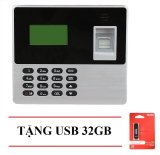 [HCM]Máy chấm công quét vân tay ELITEK 6688 (đen xám) + USB 32GB