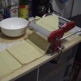 Máy làm mỳ sợi tươi gia đình 2 lưỡi cắt (Đỏ)