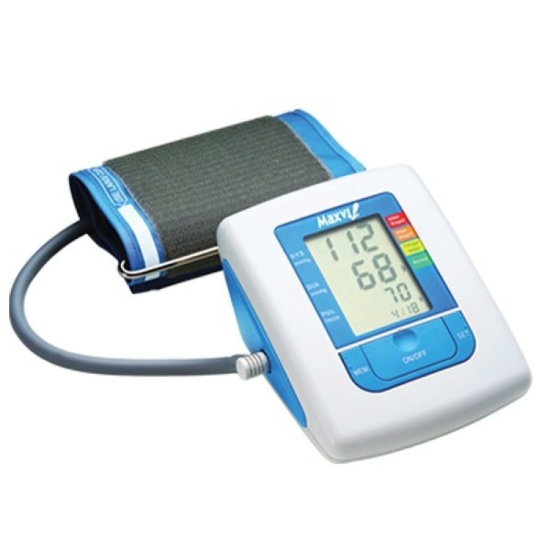 Máy đo huyết áp bắp tay Maxvi XJ-2002DS (Trắng) nhập khẩu