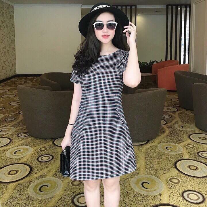 [HCM]ĐẦM SUÔNG CARO DỄ THƯƠNG 08