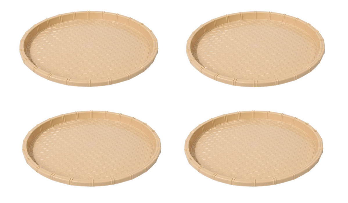 Combo 4 Mẹt Bún Nhựa Giả Mây Song Long 2844 - Nhỏ