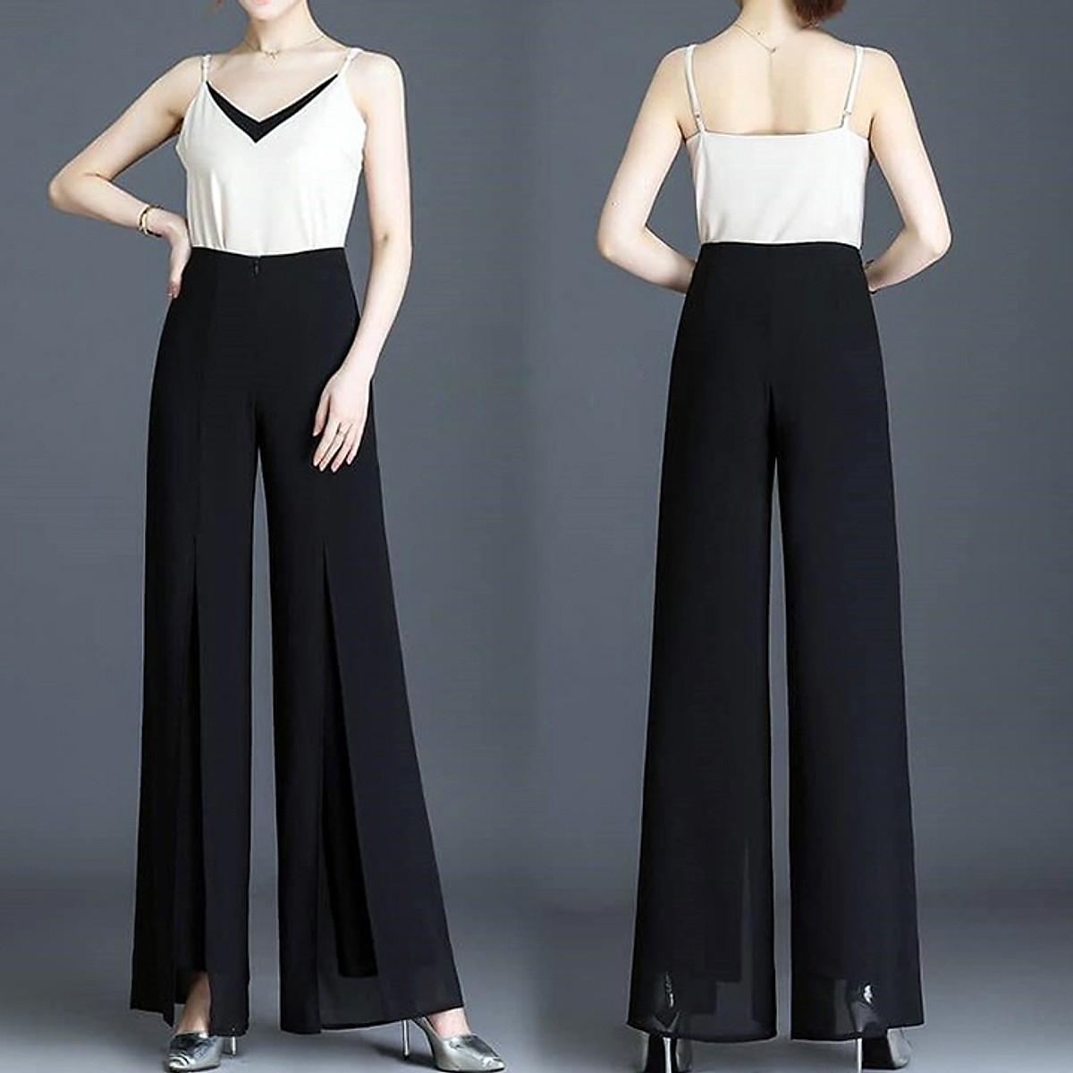 quần nữ, quần thời trang, quần tây, quần xẻ ống chất liệu đẹp, kiểu dáng sang trọng