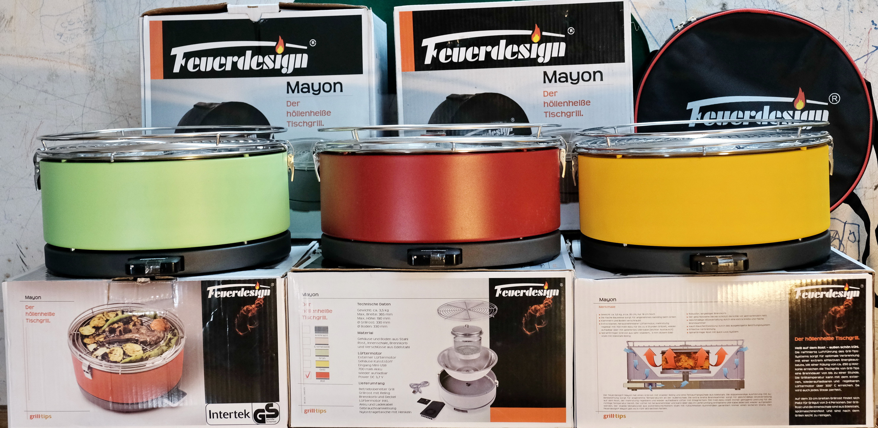 Bếp nướng than hoa Đức Feuerdesign Mayon