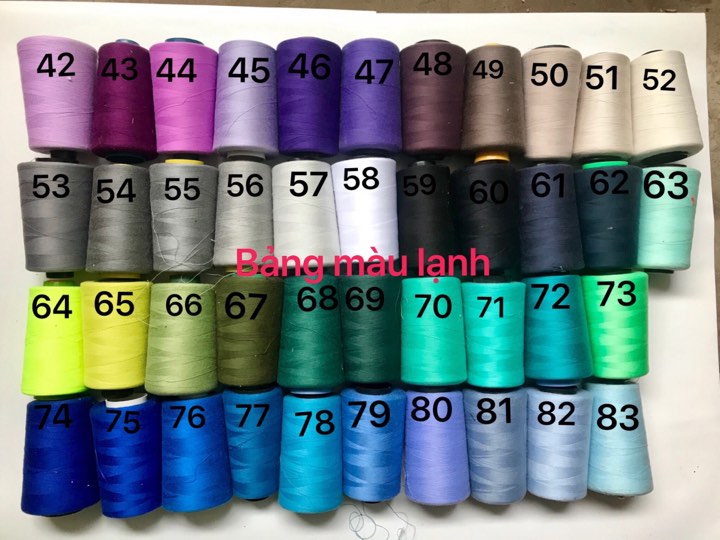 1kg ( 6 cuộn) CHỈ MAY CÔNG NGHIỆP