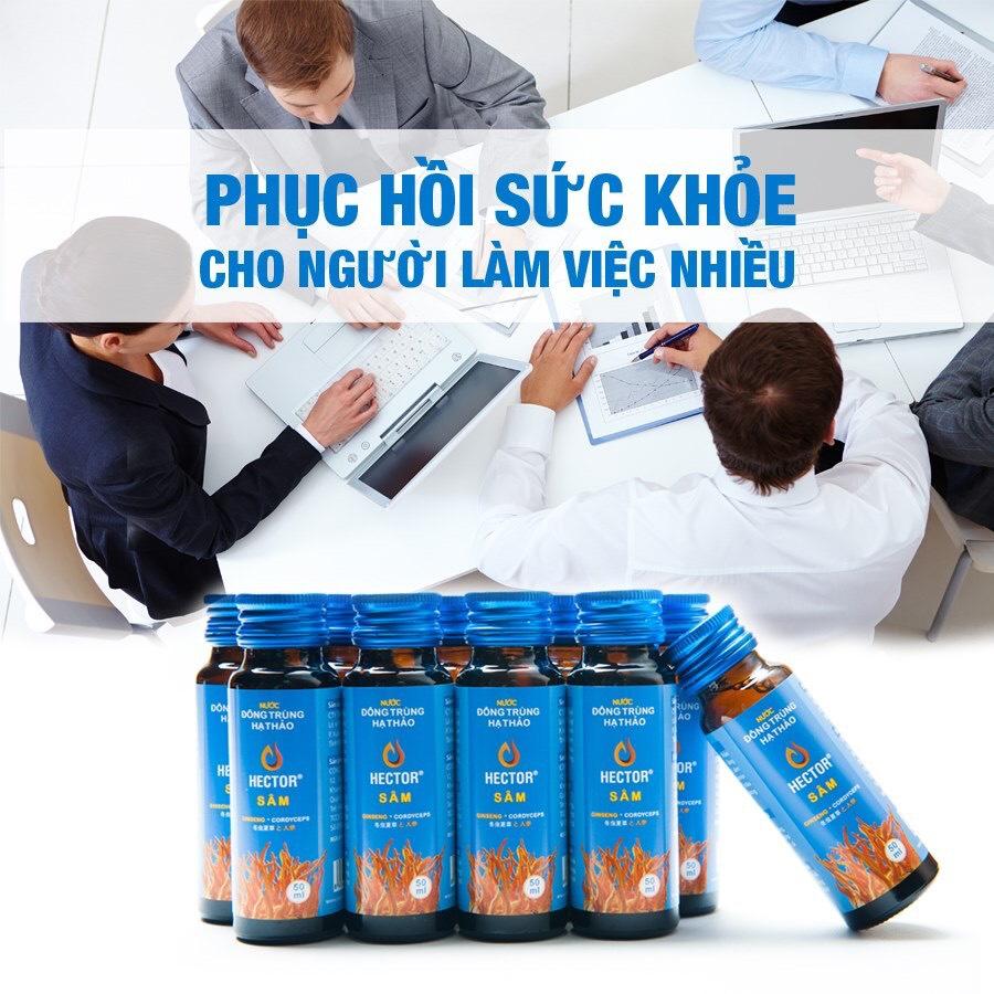 Combo 30 chai Hector Sâm (tặng 3 chai Hector sâm)