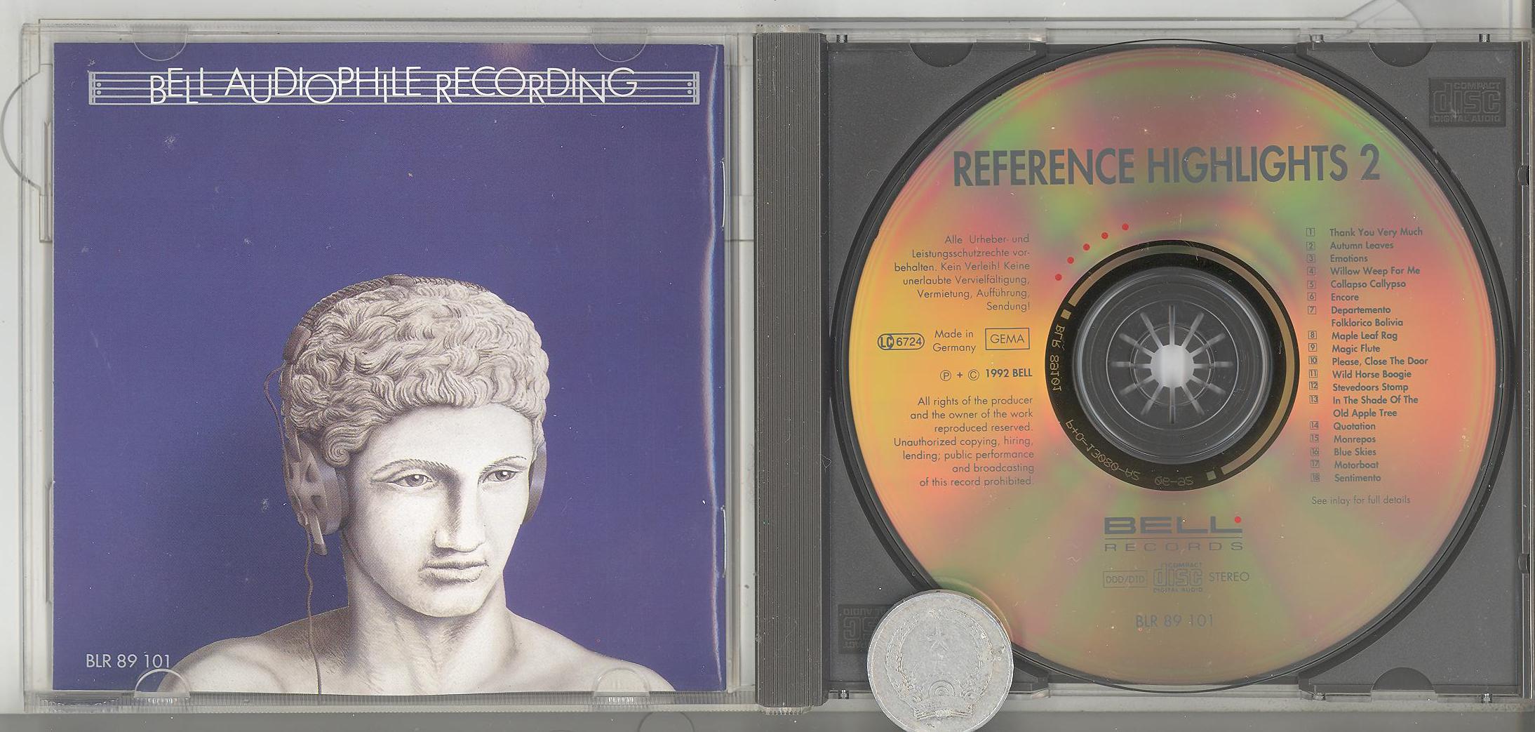 stereomate - Đĩa nhạc - CD gốc: Reference Highlights Vol. 2 [Bell Audiophile Recording] 