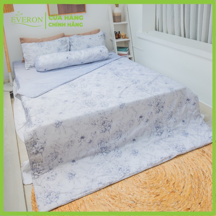 Chăn bốn mùa K-Bedding KMTP 105 MicroTencel In hoa