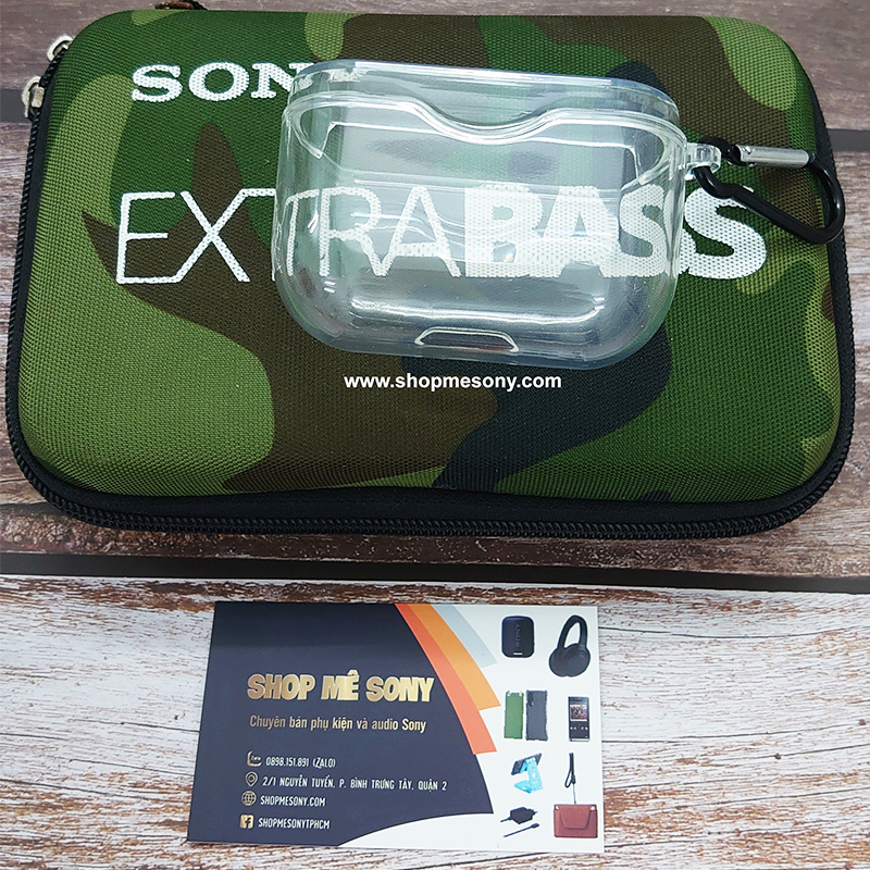 Case ốp trong suốt Sony WF 1000XM3 (kèm móc khóa)