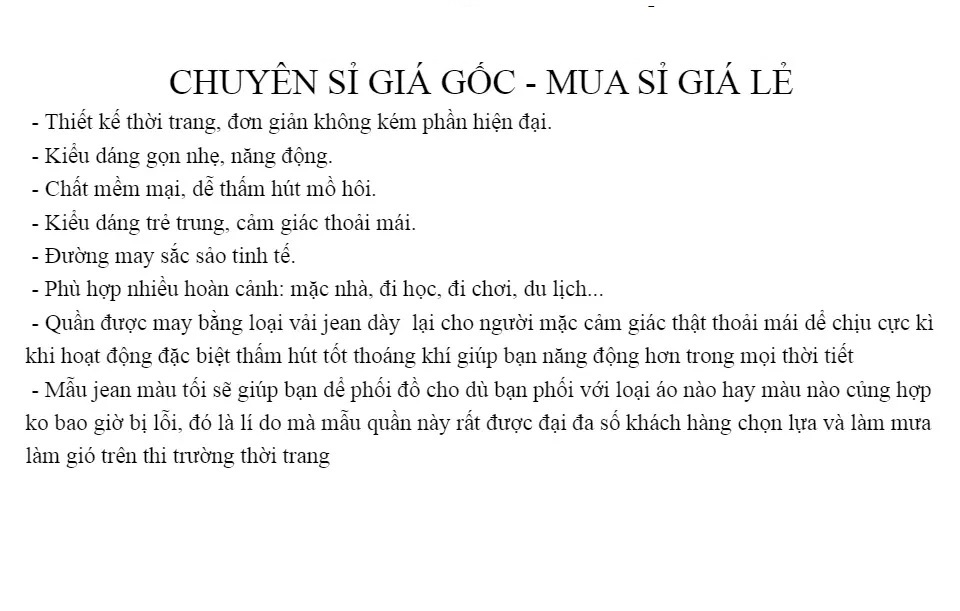 QUẦN JEAN NAM CAO CẤP [ CHẤT GIÃN XỊN ] 860/3