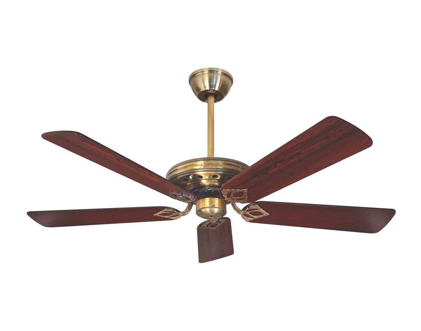 Quạt trần cánh gỗ Kim Thuận Phong BT08N (Đồng cánh nâu)