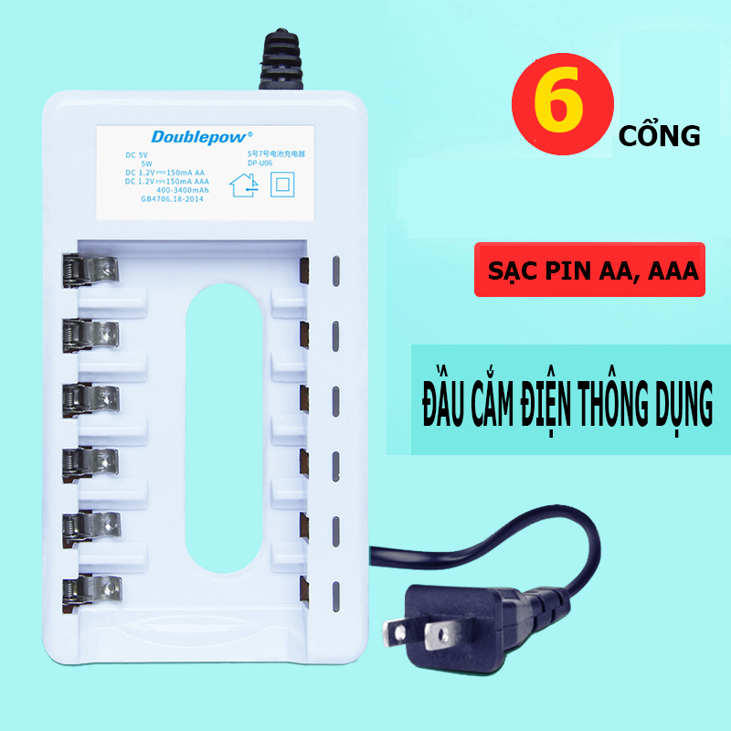 Doublepow W Dp-B06 Aa/Aaa Battery Charger