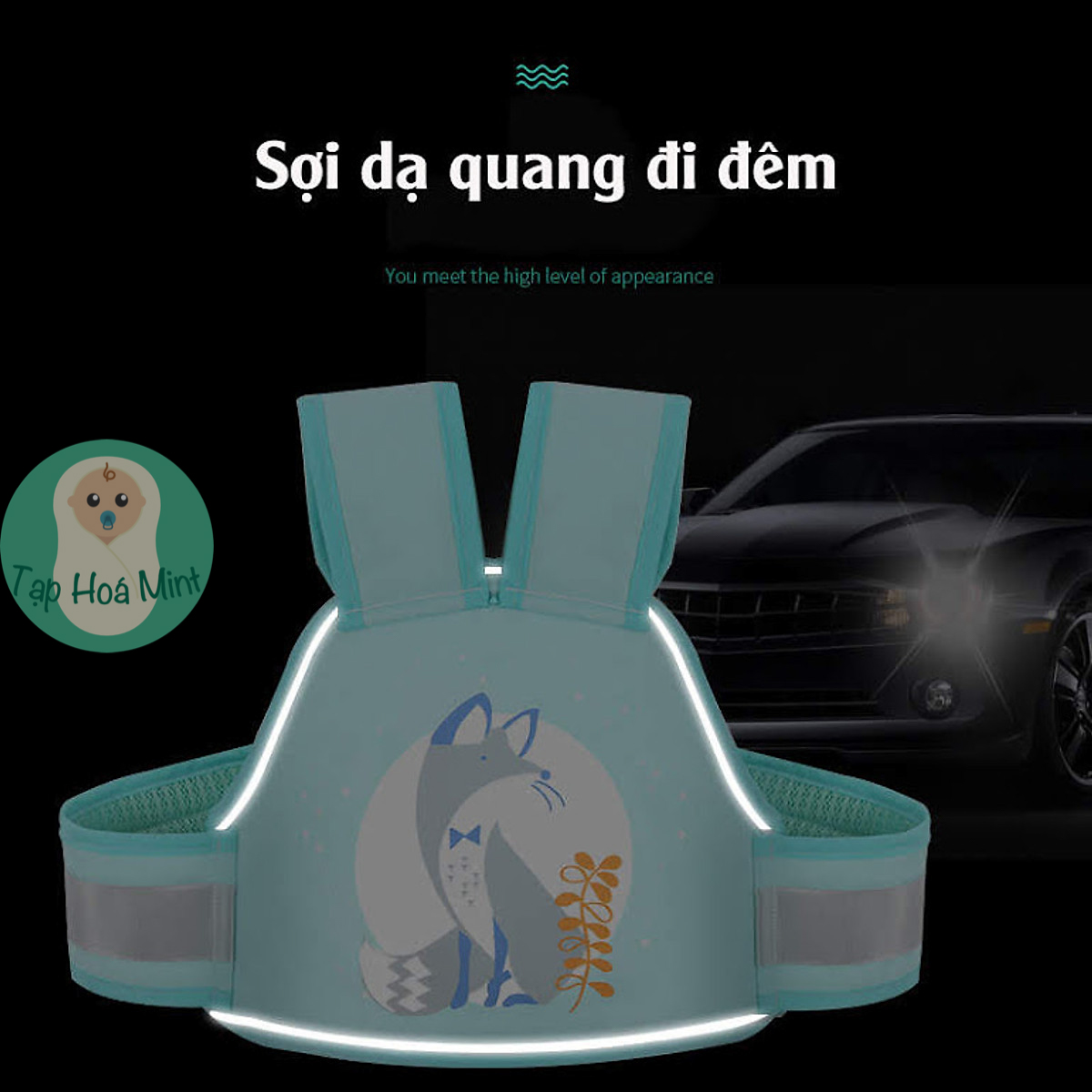 [HCM]Đai đi xe máy LIMENGSHI an toàn cho bé