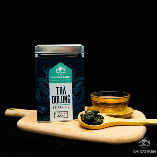 TRÀ OOLONG CẦU ĐẤT FARM - LON THIẾC 200GR