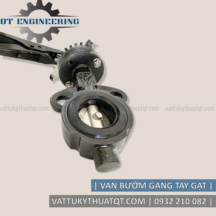 Van Bướm Gang Tay Gạt (SAMWOO KOREA-10K) - Phi 60mm - VATTUKYTHUATQT.COM
