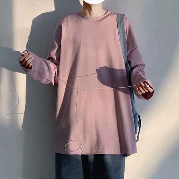 Áo thun unisex tay dài thời trang hàn quốc