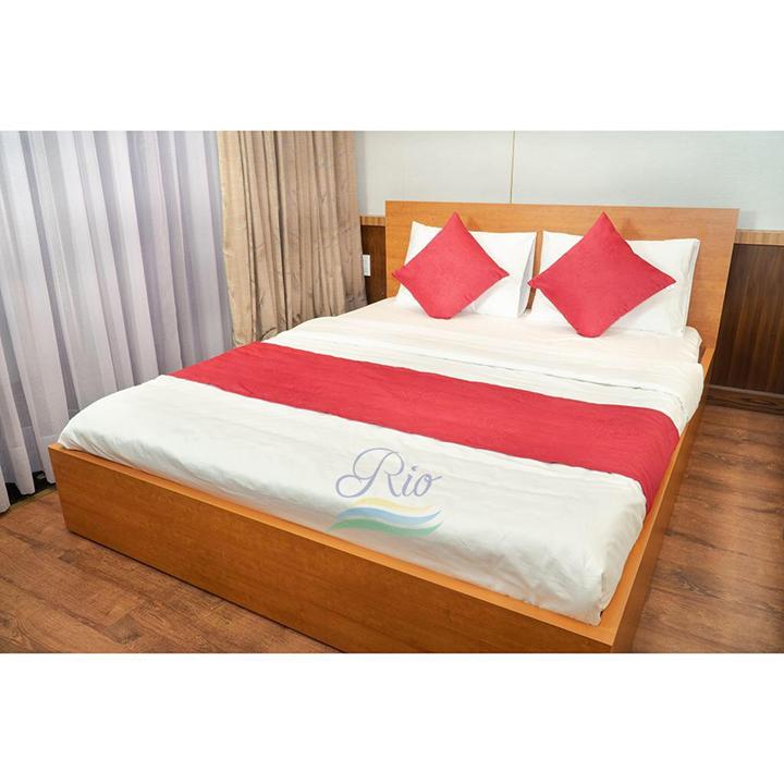 [HCM]Bộ ga trắng sọc cho khách sạn resort