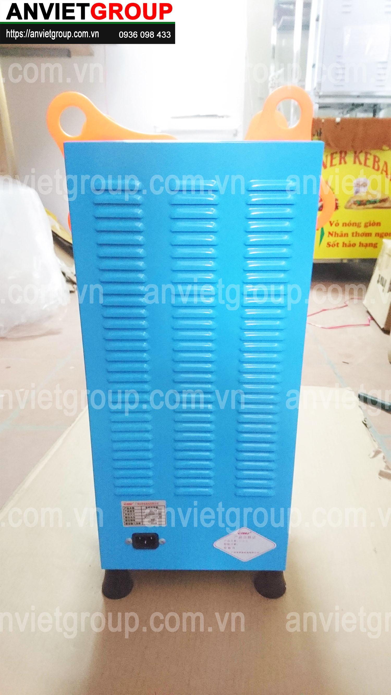 Máy ép dán đậy nắp miệng ly cốc bán tự động Eton A9