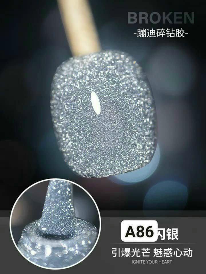 [HCM] Sơn gel nhũ flash Vendeeni chính hãng phát sáng vàng và bạc (lẻ 1 chai)