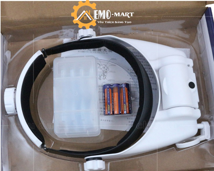 [FreeshipMAX] Kính lúp đeo đầu có đèn led chiếu sáng MG81000G