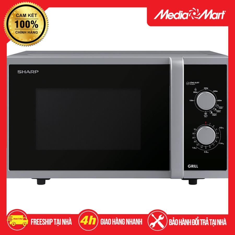 Lò vi sóng cơ có nướng 23L Sharp R-G322VN-S
