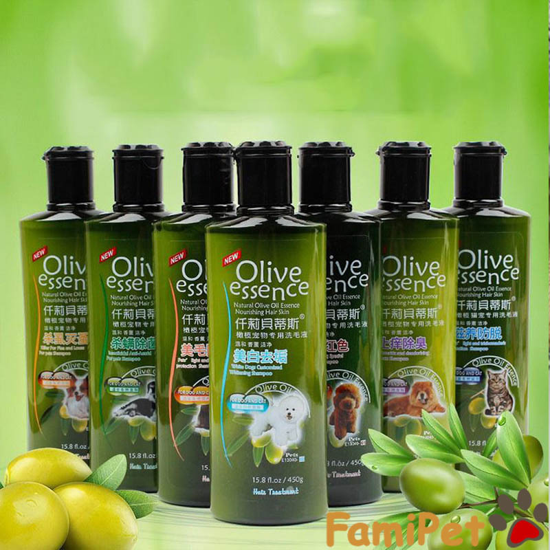 Sữa tắm cho chó mèo Olive Essence 450ml