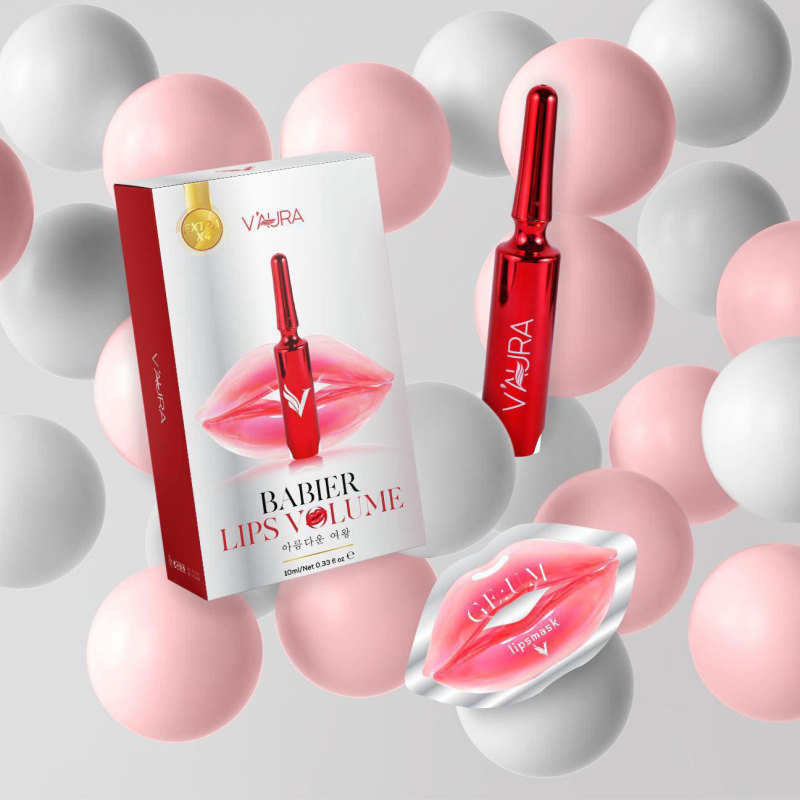 Serum cấy màu môi Vaura Babier Lips Volume Ver2 xóa thâm môi, căng bóng môi cao cấp