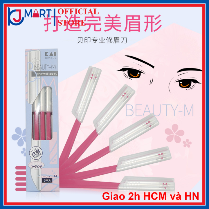 Dao cạo lông mày kai nhật bản - hàng nội địa nhật , dùng để tỉa chân mày và cạo lông.