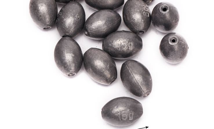 Chì câu cá tròn xuyên tâm
