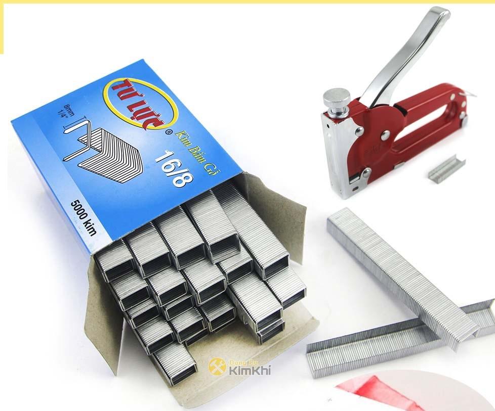 Hộp kim bấm gỗ 16-8 Tự Lực 5000 kim bằng thép cứng 8mm