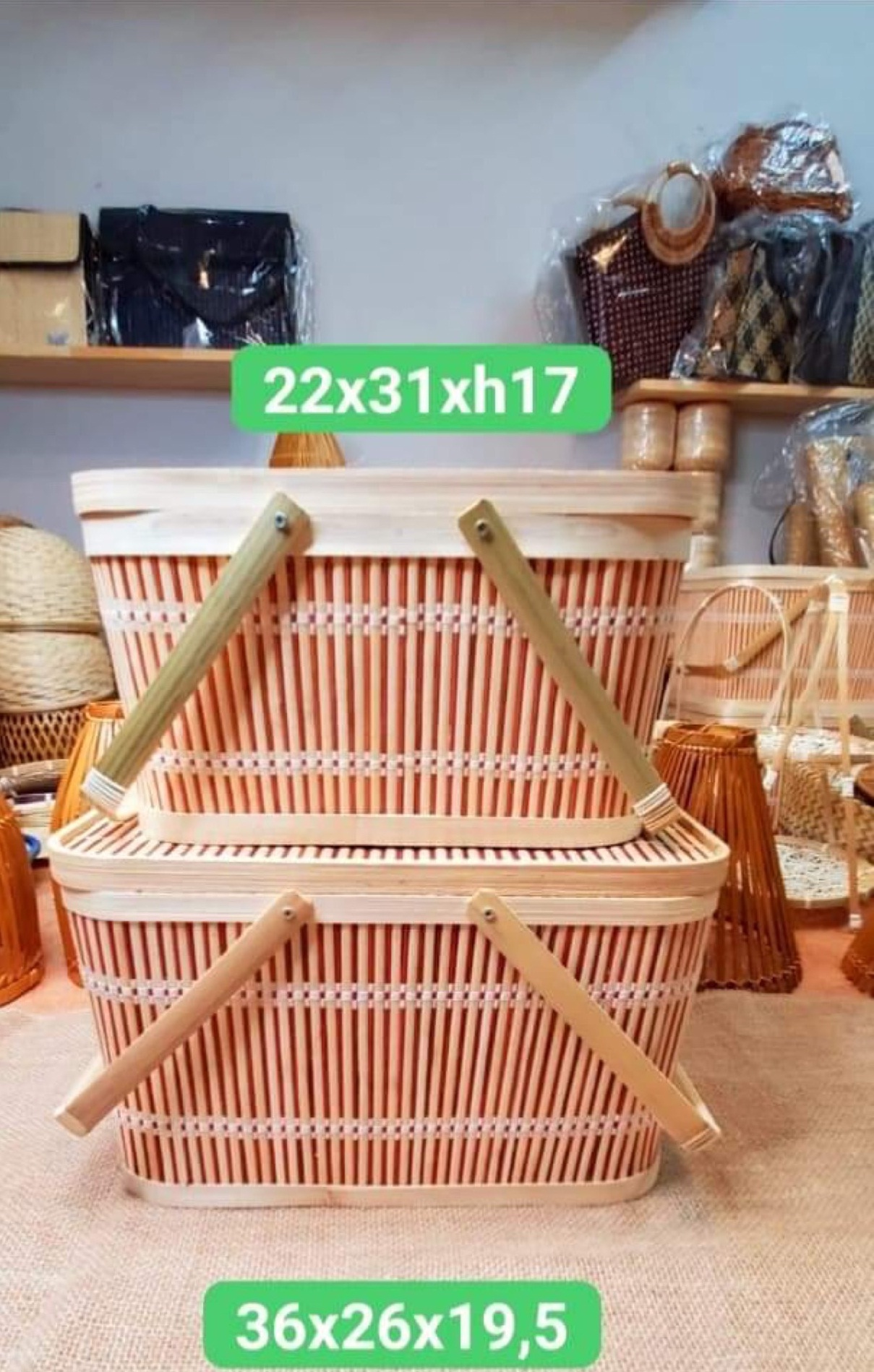 Giỏ Mây Tre Picnic ⭐Minh Toàn Mây Tre⭐