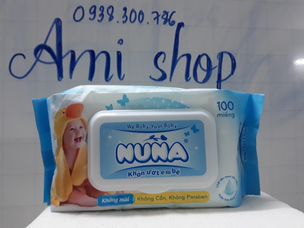 Khăn ướt Nuna 100 tờ
