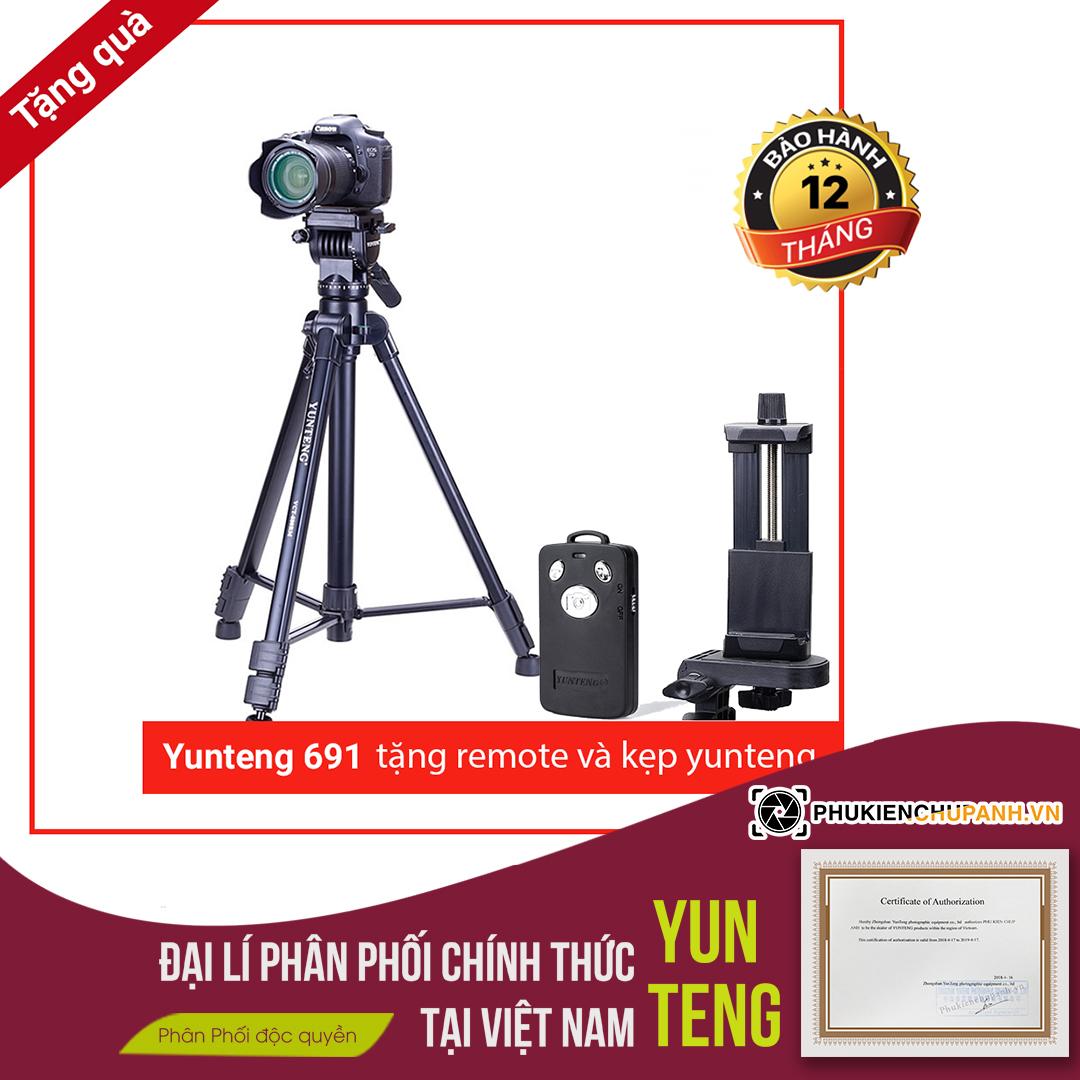Chân máy ảnh Tripod Yunteng VCT 691