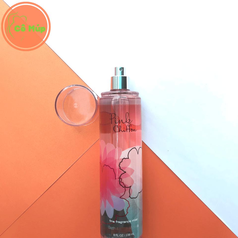 [HCM]Xịt thơm Bath and Body Works Pink Chiffon 236ml