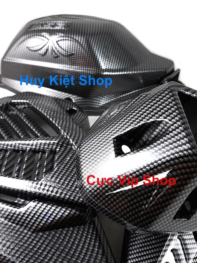 Combo 4 Món Carbon Bảo Vệ Vario/Click 2018 - 2019 (01 Che Pô, 01 Che Pô E, 01 Che Quạt Gió, 01 Chụp Đích Pô) MS1367