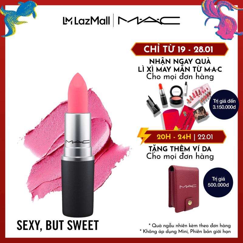 Son môi MAC Powder Kiss Lipstick 3g