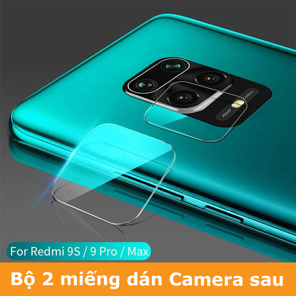 [HCM]Bộ 2 cường lực nano camera Xiaomi Redmi Note 9S 9 Pro dùng chung