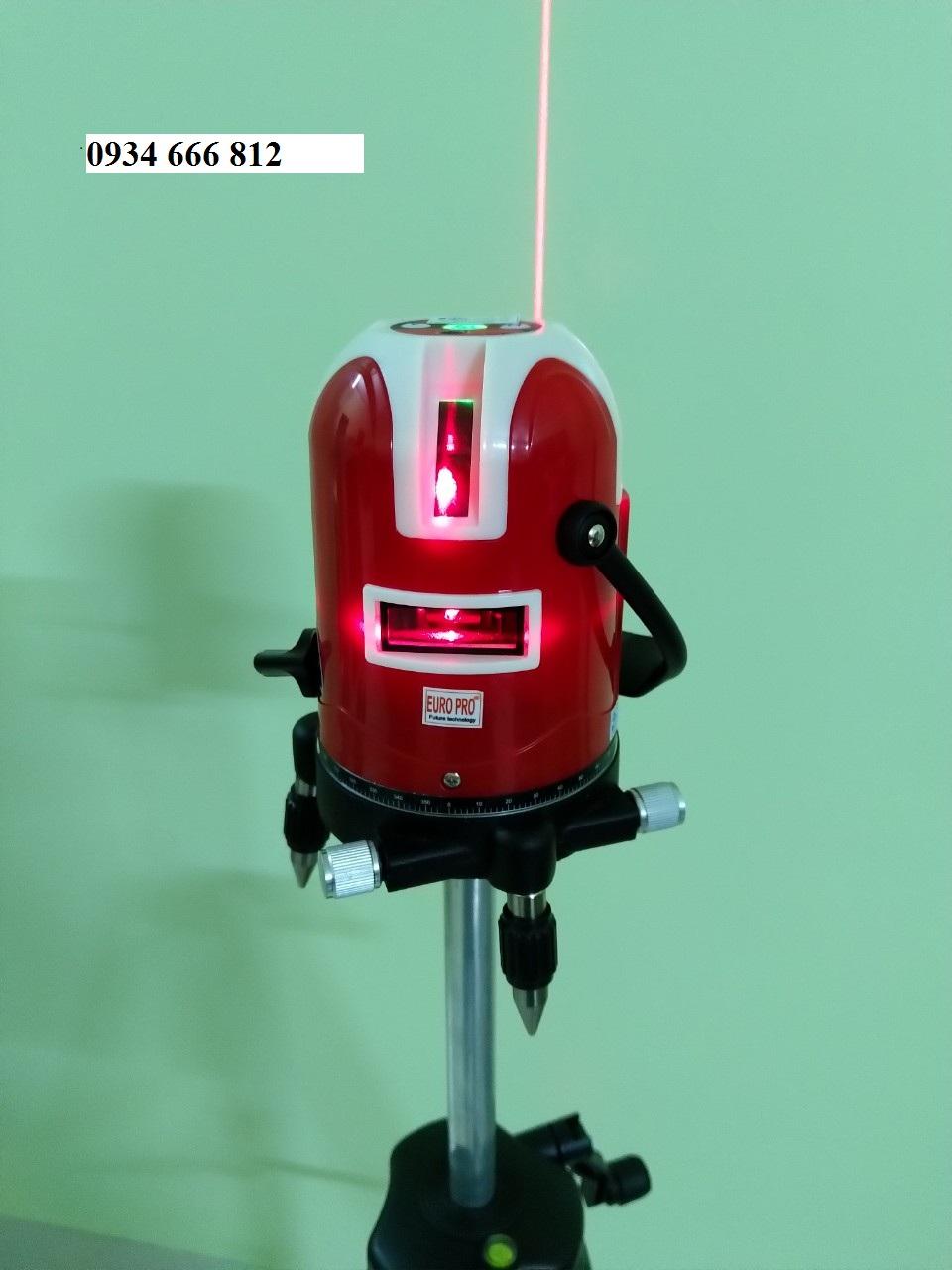 Máy cân mực laser 5 tia đỏ có pin sạc