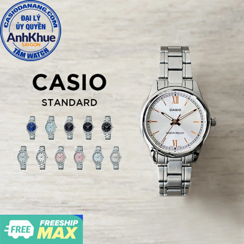 Đồng hồ nữ dây kim loại Casio Standard chính hãng Anh Khuê LTP-V005 Series (28mm)
