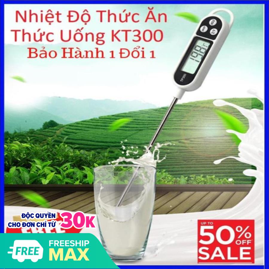 Nhiệt Kế Đo Nước, Nhiệt Kế Phòng Bếp, Cây Đo Nhiệt Độ Cho Bé, Nhiệt Kế Nấu Ăn, Pha Sữa Kt300 (Màu Trắng), Kiểm Soát Nhiệt Độ Chính Xác Cho Đồ Ăn Cho Bé.
