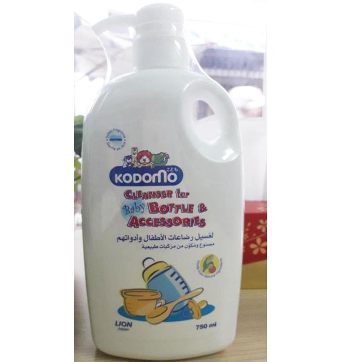 Nước rửa bình Kodomo 750ml dạng chai