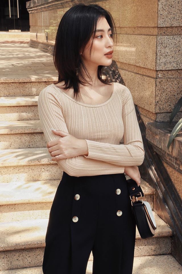 Áo Thun Nữ Tay Dài Body Thời Trang