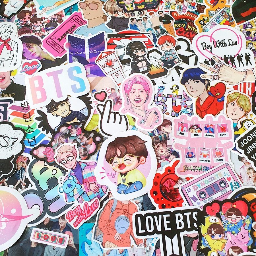[HCM]Set hình dán BTS Kpop Không thấm nước siêu hot  - Owl Sticker