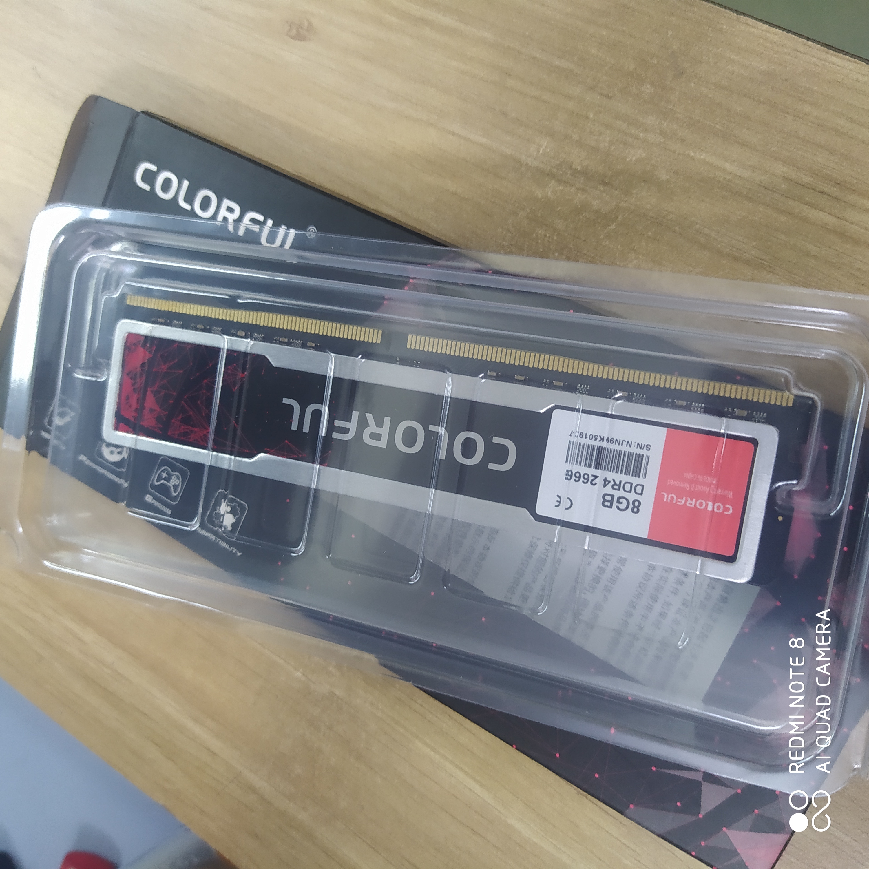Ram DDR4 Colorful 8G/2666 Tản Nhiệt (DDR4 2666)