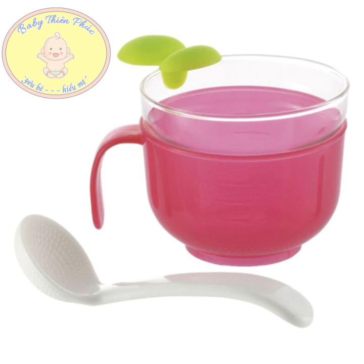 [HCM]Bộ nấu cháo/ cơm nát trong nồi cơm điện Richell (310ml)