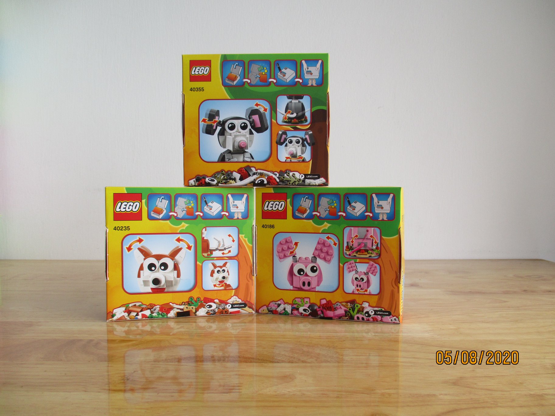 LEGO Tết 40235, 40186, 40355 - Cún Con Mậu Tuất, Heo Kỷ Hợi, Chuột Canh Tý [BrickVN]
