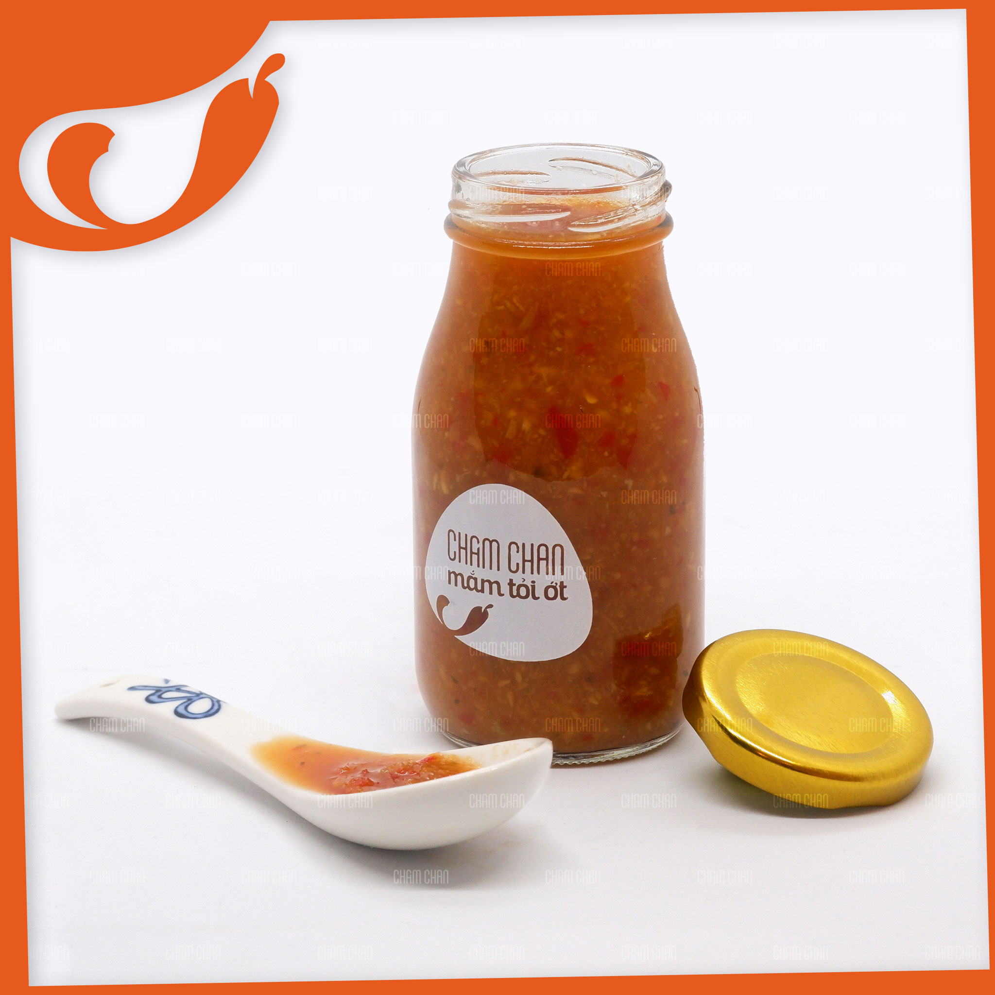 [HCM]Mắm Ốc Gừng Chấm Chan - Chai 200ml / Cay Chút