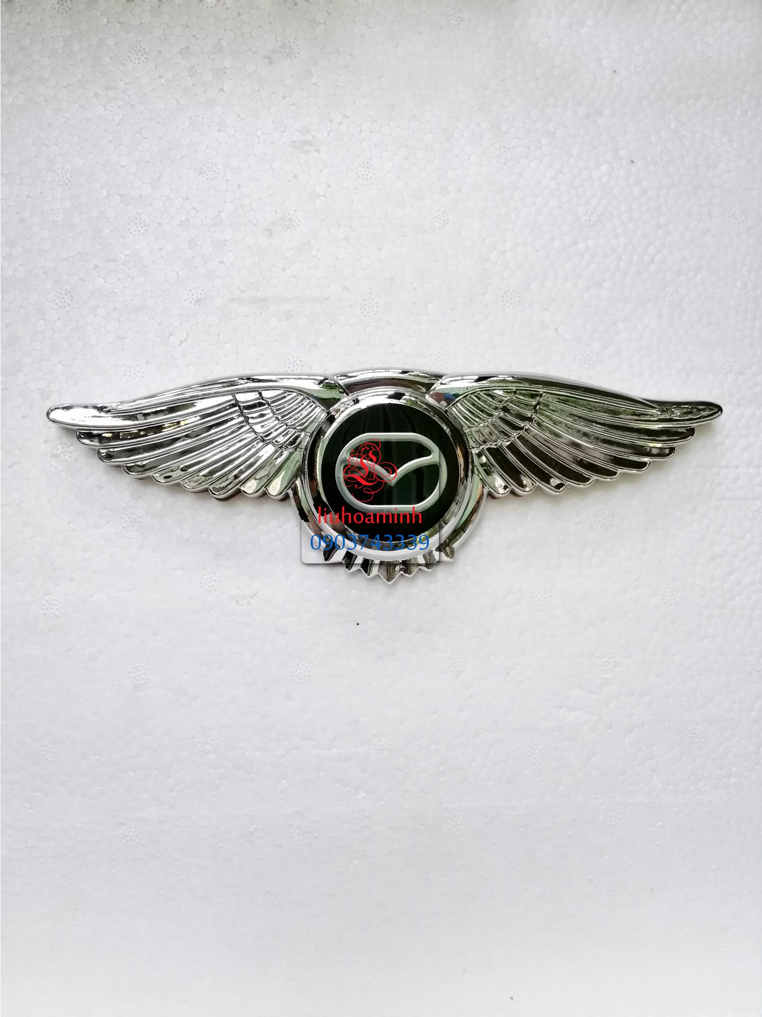 Logo cánh chim 3D Mazda (nằm)