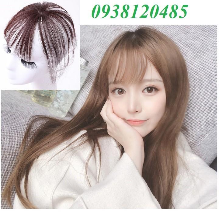 [HCM]Tóc mái thưa 3D bằng tóc thật có da đầu