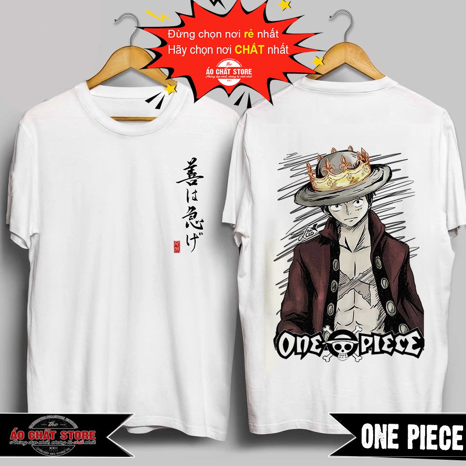 [HCM]??Siêu Rẻ??Áo thun One Piece Luffy đẹp siêu ngầu giá rẻ nhất | Áo Phông Luffy Mũ Rơm Siêu Đẹp